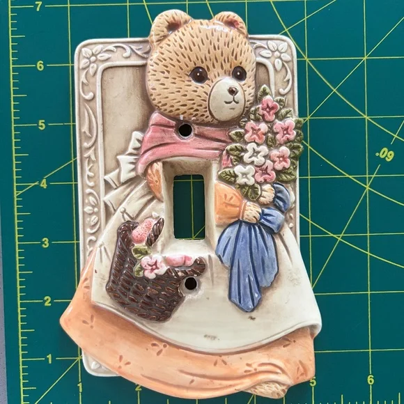 Takahashi Bear Vintage Light Switch Cover - Picture 1 of 3
